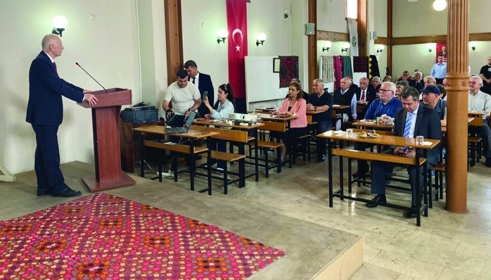 Adana Çukurova Üniversitesi Türkoloji Araştırmaları Merkezi'nin Mayıs Toplantısı Kısacıkzade Konağında başladı.
