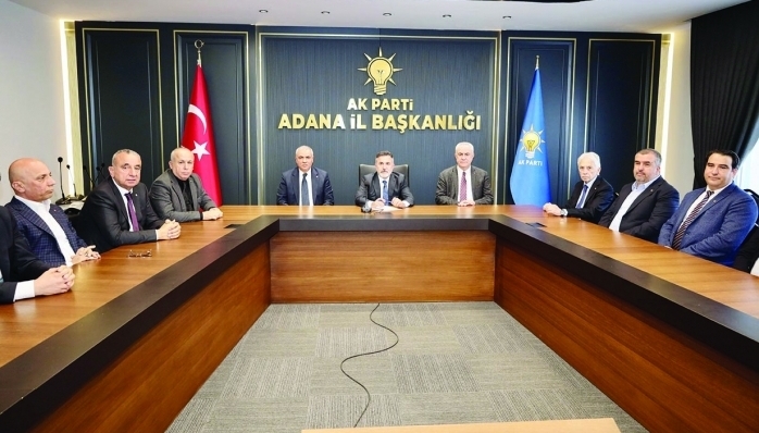 ADASO’DAN AK PARTİ ADANA İL BAŞKANI TAMER DAĞLI’YA HAYIRLI OLSUN ZİYARETİ 