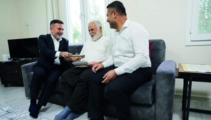 Dağlı şehit ailelerine Cumhurbaşkanı Erdoğan’ın mektubunu taktim etti