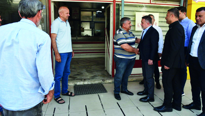 İL BAŞKANI TAMER DAĞLI 5 İLÇEDE VATANDAŞLARLA BULUŞTU 