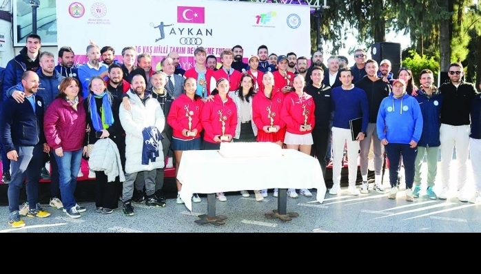 Türkiye Tenis Federasyonu’nun 16 Yaş Milli Takımı Adana’da belirlendi.