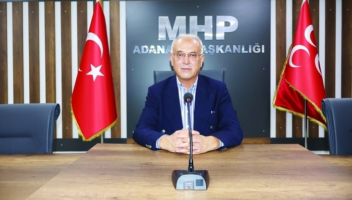 Cumhuriyetin 101. yıl dönümünü kutlayan MHP Adana İl Başkanı birlik, beraberlik mesajı verdi.