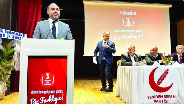 YENİDEN REFAH PARTİSİ ADANA’DA 3. OLAĞAN İL KONGRESİ HEYECANI YAŞANIYOR. ÖZKUT ÖZDEMİR YENİDEN ADAY