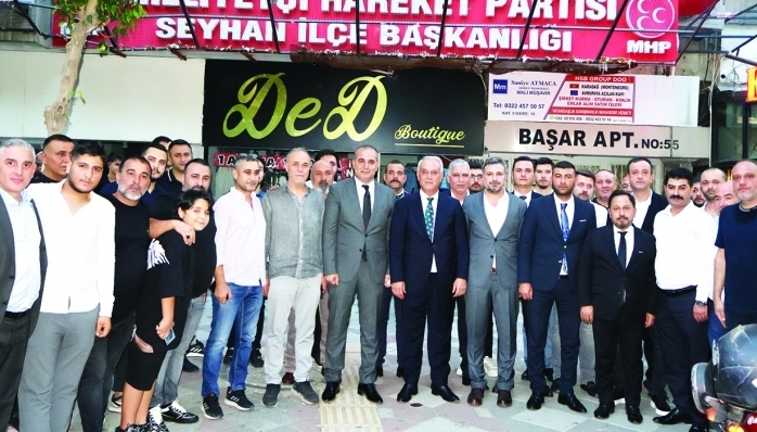 MHP Adana İl Başkanı Yusuf Kanlı, MHP Seyhan ve MHP Yüreğir’de göreve başlayan yeni yönetimi ziyaret etti, önemli mesajlar verdi