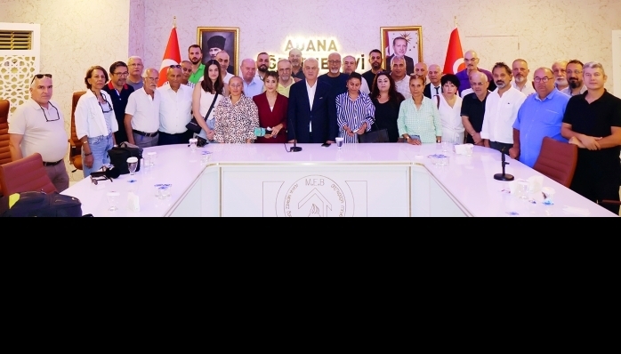 MHP Adana İl Başkanı Yusuf Kanlı, gazetecilerle bir araya geldi 