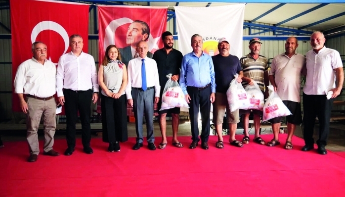 120 balıkçıya 120 fanya ve 482 adet ip ağ hibe edildi 