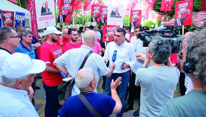 TANBUROĞLU, “ZEYDAN KARALAR ADANA HALKININ OYLARIYLA GÖREVE SEÇİLMİŞTİR,